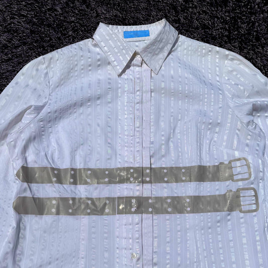 ceremony belts ruffle shirt