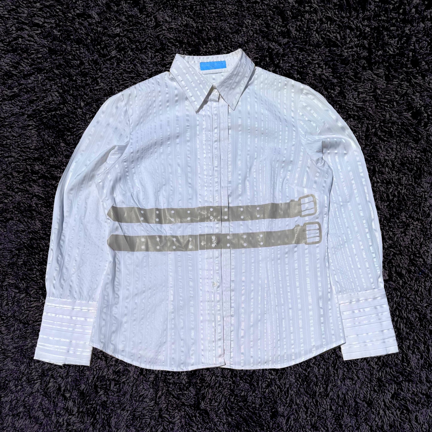 ceremony belts ruffle shirt