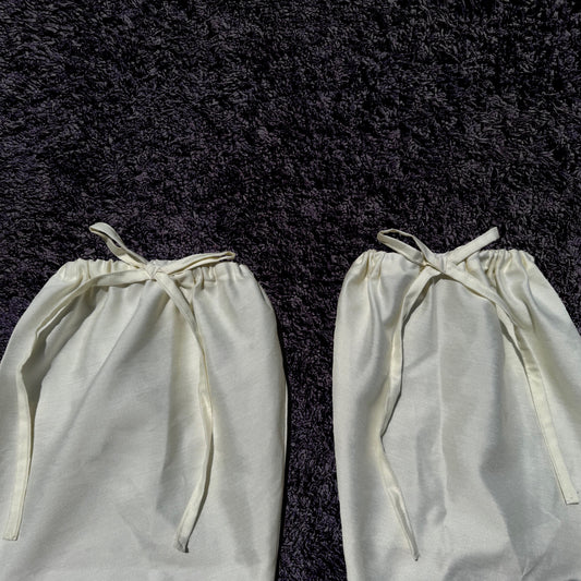 journey creme leg warmers