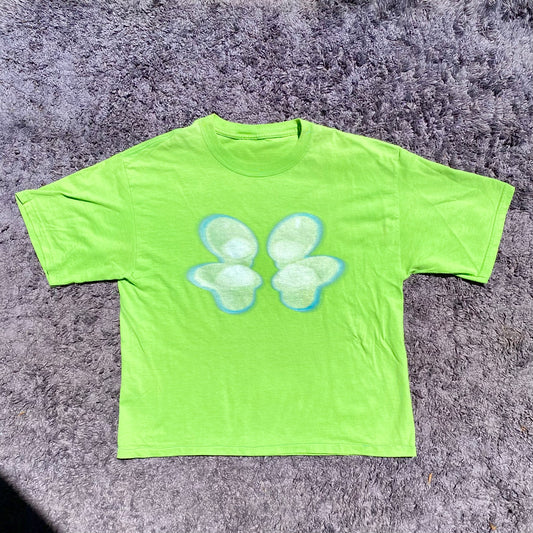 green chairs meeting tee