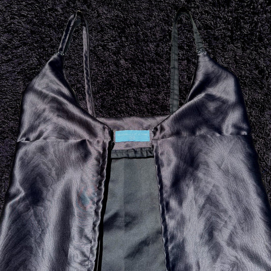 chrysalis black long robe