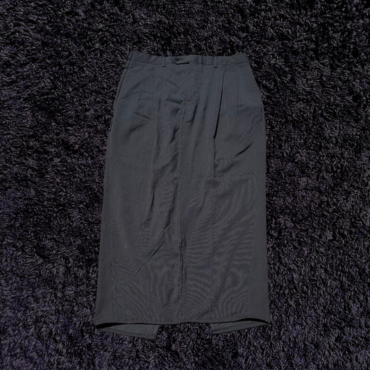 heavens night pinstriped long skirt