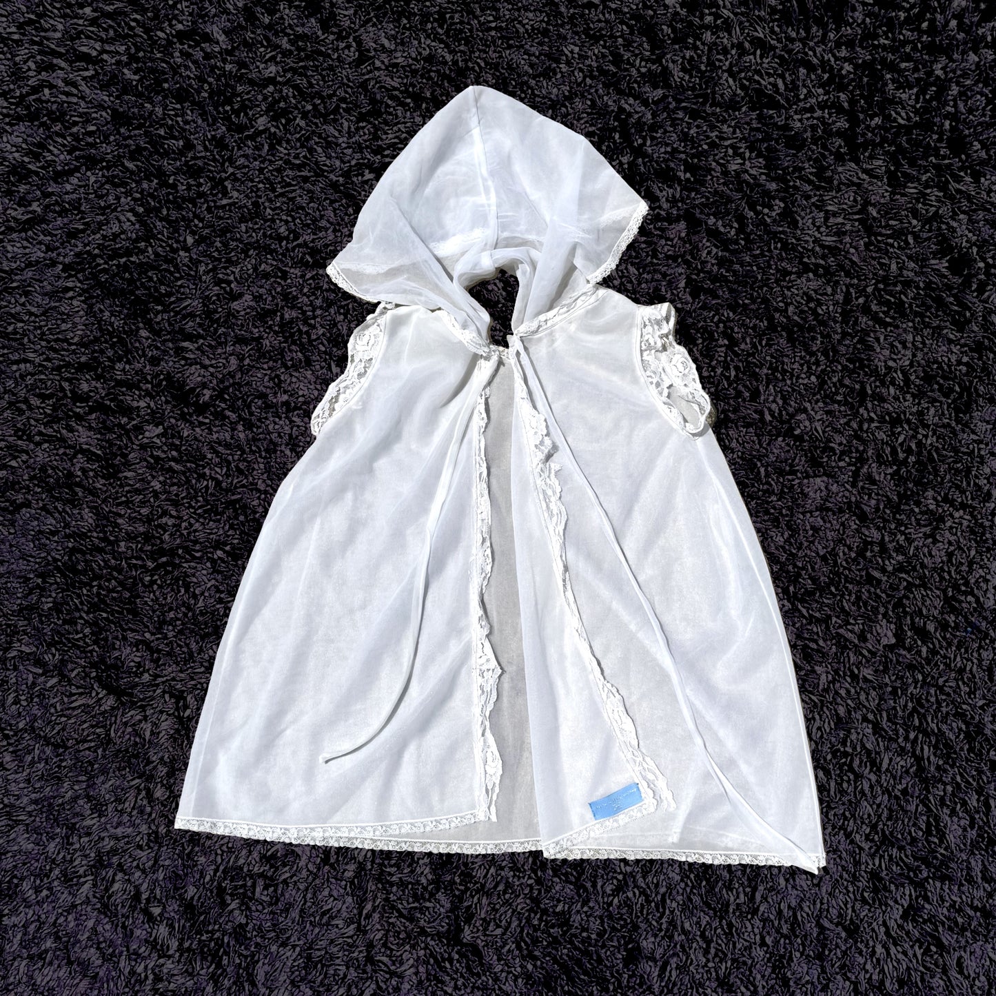 arca hooded white tank top