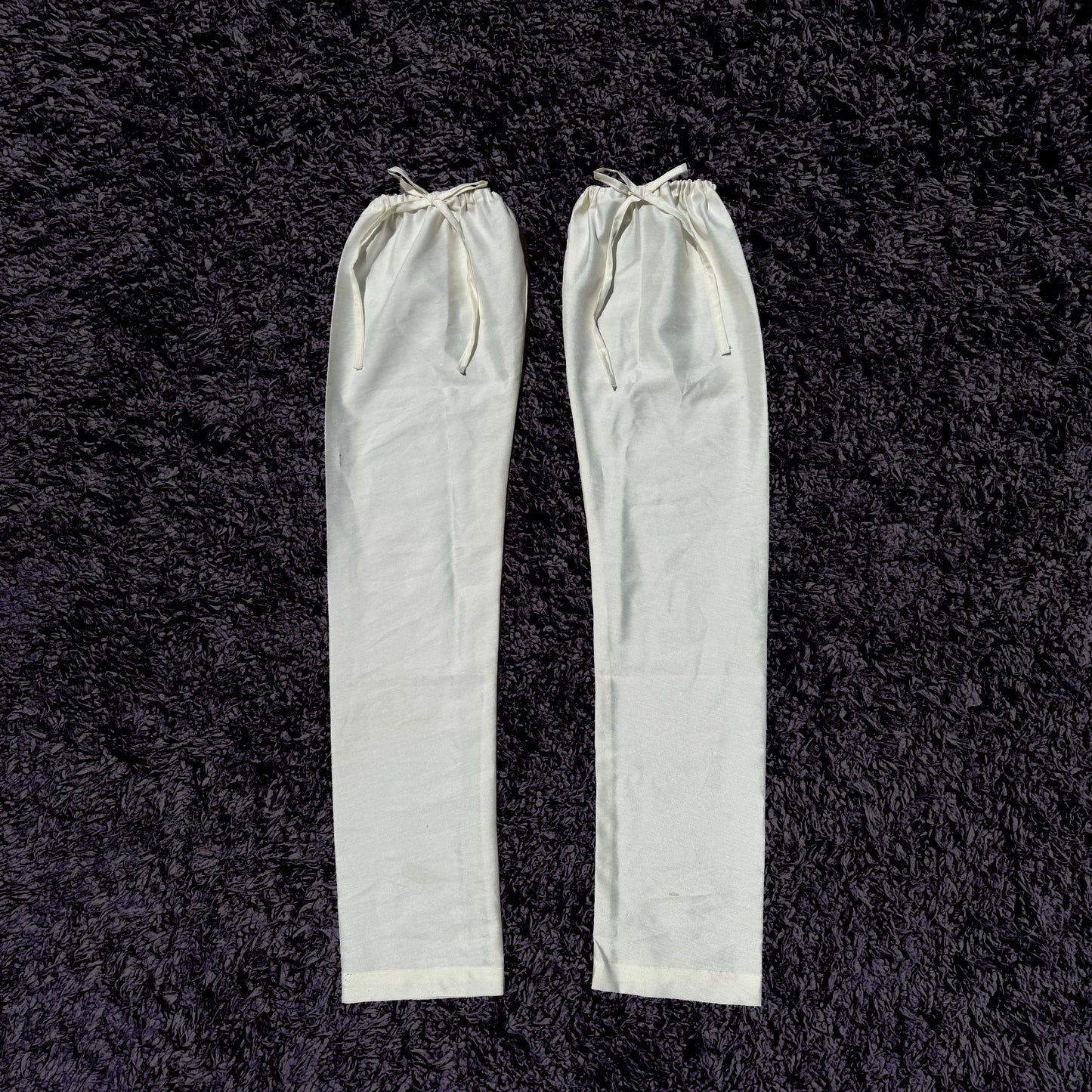 journey creme leg warmers